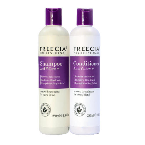 Freecia Professional Anti Yellow+ Shampoo & Conditioner