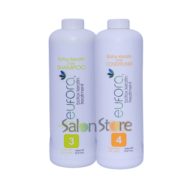 Eufora Keratin Daily Shampoo & Conditioner 1000ml