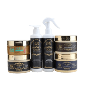 Silky Cool Gold Facial Kit