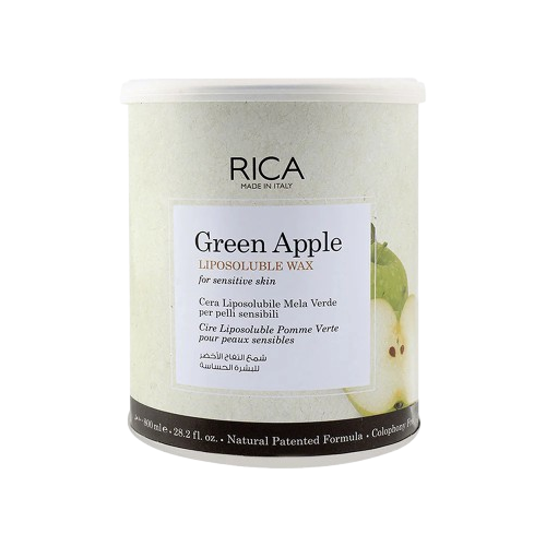 Rica Green Apple Liposoluble Wax 800ml